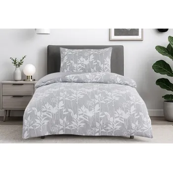 Povlečení Žakárové povlečení EXCLUSIVE AMIRA šedé