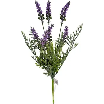 umělá květina Umělá Levandule větvička, 43 cm, fialová