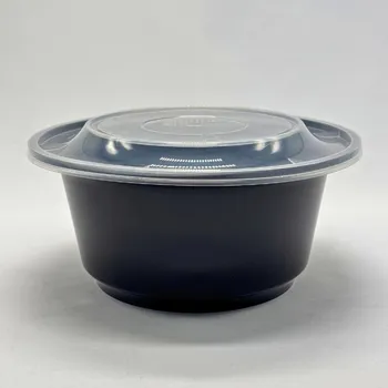 Jednorázové nádobí Wepack Miska Plastová PP na polévku 1000ml s víčkem - 3 bal x 50 ks