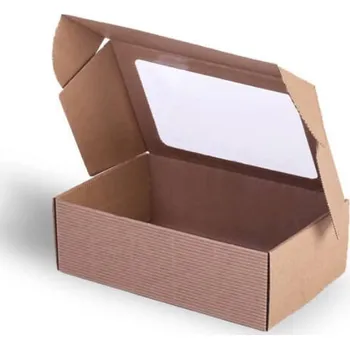 Dárková krabička Krabička jednodílná s okénkem (fólie) 61003