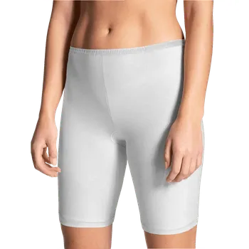 Pánské spodní prádlo FINE WOMAN Dámské dlouhé bavlněné boxerky bez krajky 701-1K Barva: bílá, Velikost: S/M