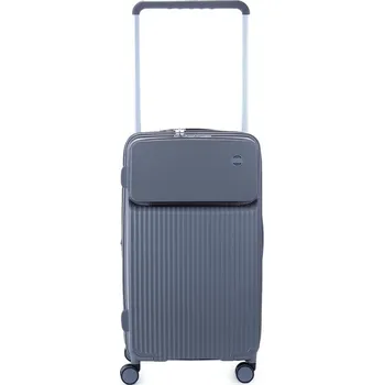 Střední cestovní kufr na kolečkách 70 l, Airtex 658 šedá
