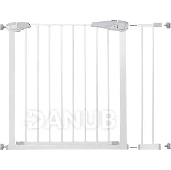 Bezpečnostní bariérová zabrána pro schody a dveře - bílá - 76-99 cm