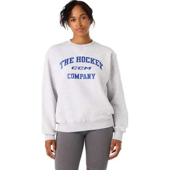 Pánská mikina Dámska mikina CCM Athleisure Crew Grey Melange Veľkosť: S