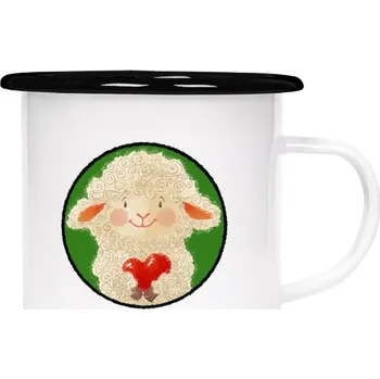 Pánské tričko Plecháček - smaltový lem s potiskem BooA sheep BEE