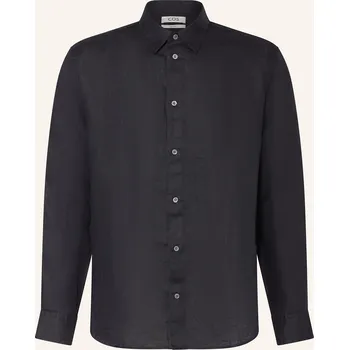 Pánská košile Cos Pánská Lněná Košile Relaxed Fit, tmavě modrá, 42