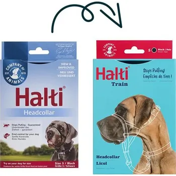 Náhubek pro psa Ohlávka nylon Halti vel. 5 - molosoidní, bernardýn COA