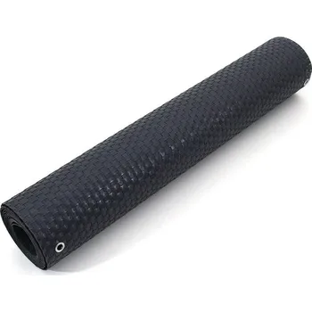 Příslušenství pro plot Šedá plastová ratanová stínicí rohož umělý ratan s oky (role) - délka 300 cm, výška 90 cm, 81111505