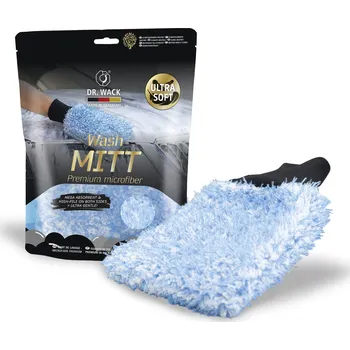 Mycí rukavice z mikrovlákna Dr. Wack Wash mitt modrá