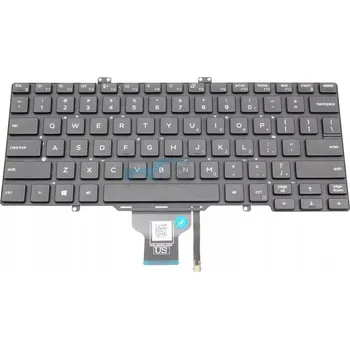 Náhradní klávesnice pro notebook Klávesnice DELL LATITUDE 7400 / LED