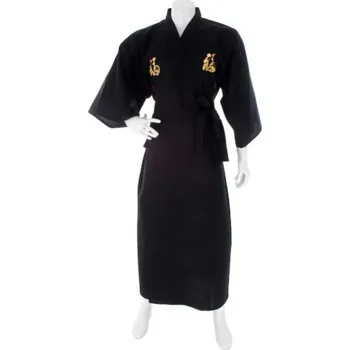 Pánský župan Japonské pánské kimono se znakem Štěstí Hapiness dlouhé