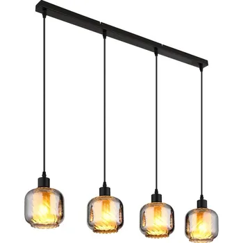 Globo XIA 15754-4H závěsné stropní svítidlo E27 + Trio 983-3400 3x LED žárovka TROPFEN 1x4W | E14 | 470lm | 3000K