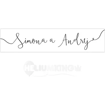 Svatební dekorace Personal Svatební SPZ- Classic 1ks