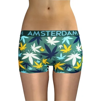 Kalhotky Dámské boxerky Amsterdam 8034 Barva: zelená, Velikost: M/L