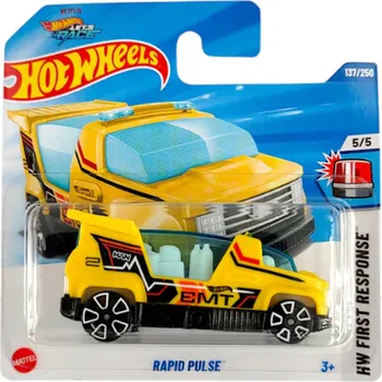 auto na autodráhu Hot Wheels Netflix Lets Race Rapid Pulse žlutý