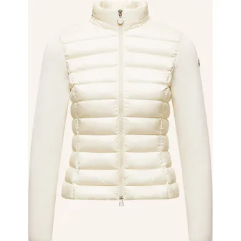 Moncler Dámská Péřová Bunda Tricot Ze Směsi Materiálů, režná, 34