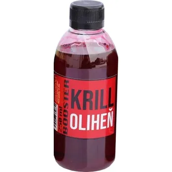 Nástraha BLACK CARP - Booster 250 ml Krill Oliheň