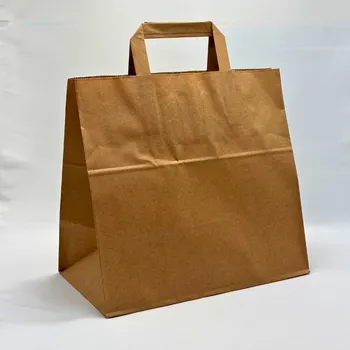 Wepack Papírová taška hnědá 28x17x27cm - 1 kar x 300 ks