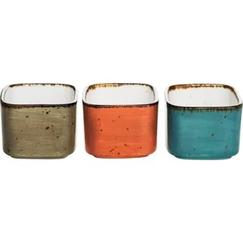 Cosy & Trendy miska hranatá Brisbane 5,8 × 5,8 cm, různé barvy