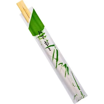 Jednorázové nádobí Wepack Hůlky jednorázové bambusové, BAMBUS, 21 cm, 40 bal x 80 ks