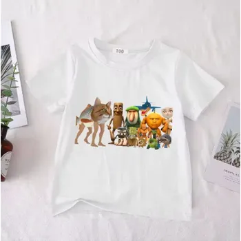 Italian Brainrot Dětské tričko s motivem „Italian Brainrot“ - bílé Motiv: SHJ70, Velikost: 110