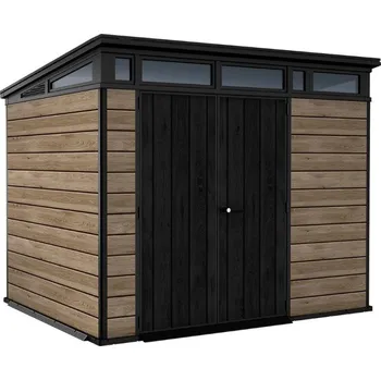 Zahradní domek Zahradní domek Keter PENT Signature 9x7 Ashwood, s podlahou