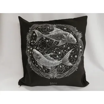 Nákupní taška Povlak na polštář bavlněný - 40 x 40 cm - Znamení RYBY