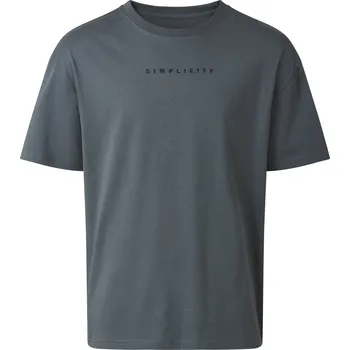 esmara Men Pánské oversize triko (tmavě šedá, S (44/46))