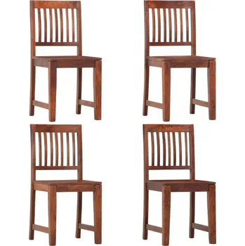 vidaXL Jídelní židle 4 ks masivní mangovníkové dřevo [286252]