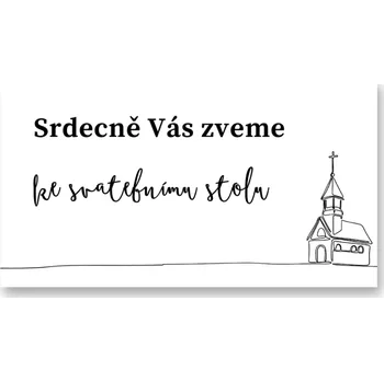 Party nádobí Personal Kartička ke stolu - Classic Zvolte množství: od 11 ks do 30 ks