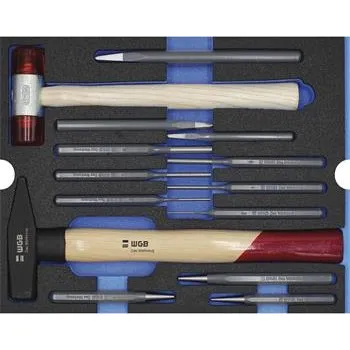 Děrovačka WGB Moflex Module L Sada děrovačů s kladivem 6290 14dílná