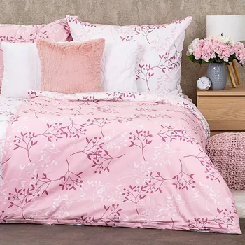 Povlečení 4Home Bavlněné povlečení Harmony růžová, 220 x 200 cm, 2 ks 70 x 90 cm