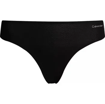 Kalhotky Dámské kalhotky CALVIN KLEIN-THONG-Black Černá S