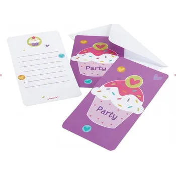 Pozvánka Muffin pozvánky na party 6ks 997217