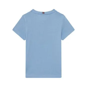 Oblečení a móda Tommy Hilfiger T-Shirt Essential KB0KB06879 S Světle modrá Regular Fit 4Y