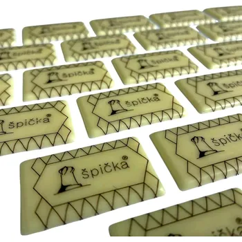 Čokoláda PCB CREATION Čokoládová dekorace Špička 18ks