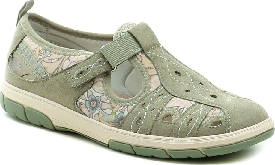 Jana 8-23671-44 zelenkavé dámské polobotky EUR 37