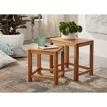 Konferenční stolek ALO Odkládací stolky Dub Masiv