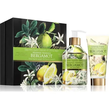 Kosmetická sada Rudy - Le Maioliche Bergamot tekuté mýdlo 250 ml + krém na ruce 100 ml kosmetická sada