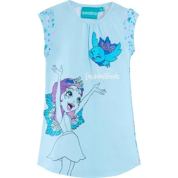 Sun City Dívčí noční košile ENCHANTIMALS krátký rukáv modrá Modrá, Velikost: 98 98