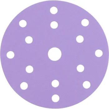 Brusný kotouč Brusný výsek na suchý zip, 150mm, P180, 14 otvorů, bal. 5ks, WORCRAFT