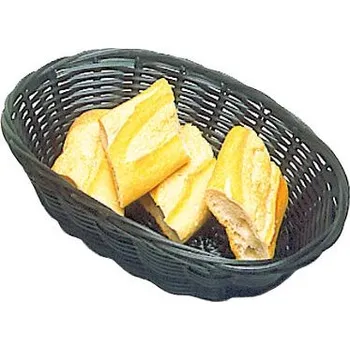 Košík oválný 23x15x6 cm polypropylen černý
