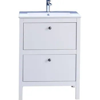 Koupelnový nábytek trendteam Koupelnová skříňka Ole White Melamin/Bílý Imitace 61 x 82 x 46 cm | 183930301