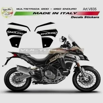 Polep vozidla VULTURBIKE Itálie Polepy nádrže VULTURBIKE pro DUCATI Multistrada 1200 Enduro/1260 Enduro