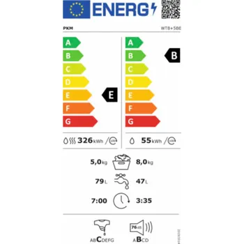 Pračka se sušičkou PKM WT8+5BE pračka se sušičkou 8kg