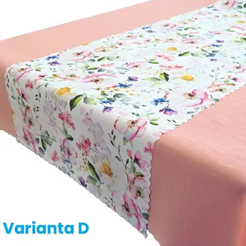 Šála Ubrusový set Růžová zahrada 100x140 + šála 38x140 Varianta D