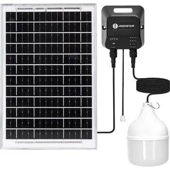 Venkovní osvětlení Aigostar - LED Solární lustr LED/70W/12V 6000 mAh 6500K pr. 12 cm