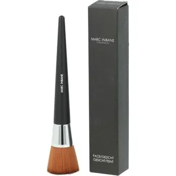 Marc Inbane Powder Brush štětec pro snazší nanášení opalovacích přípravků na obličej, ruce a nárty barva černá