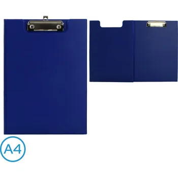 Psací podložka Podložka psací s klipem A4 LUMA zavírací modrá