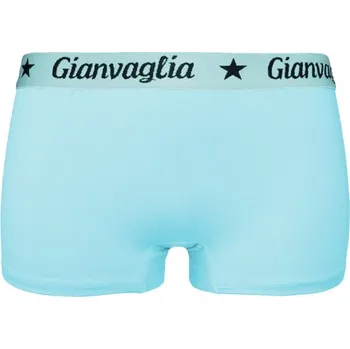 Boxerky Dámské boxerky Gianvaglia nižší jednobarevné 8037 Barva: blankytná, Velikost: XL/XXL